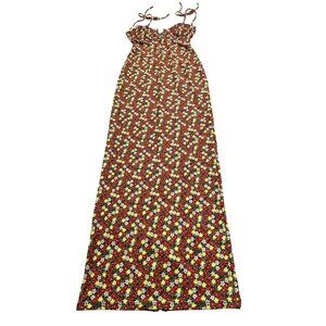 Montce Petal Long Slip Dress in Sienna Floral